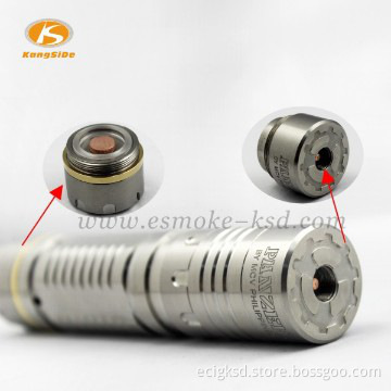 New e cig mechanical mod panzer clone black /chrome hawk mod